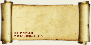 Milana Jeremić vizit kartica